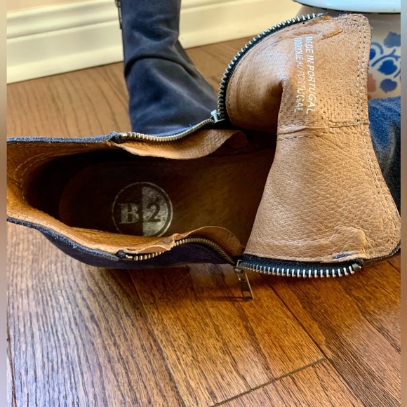 B2 blue suede boots size EU43 - Picture 13 of 16